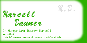 marcell dauner business card